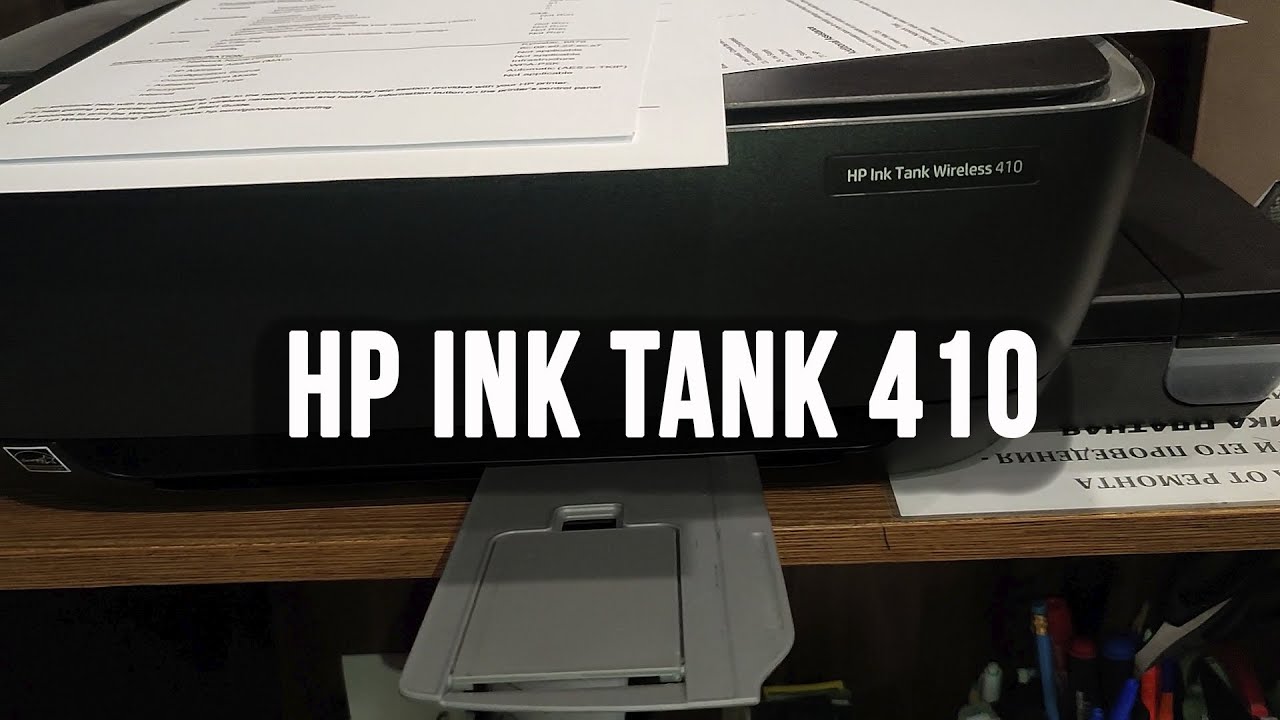 HP Ink Tank Wireless 410 не видит не определяет картридж не работает не печатает самостоятельное обс