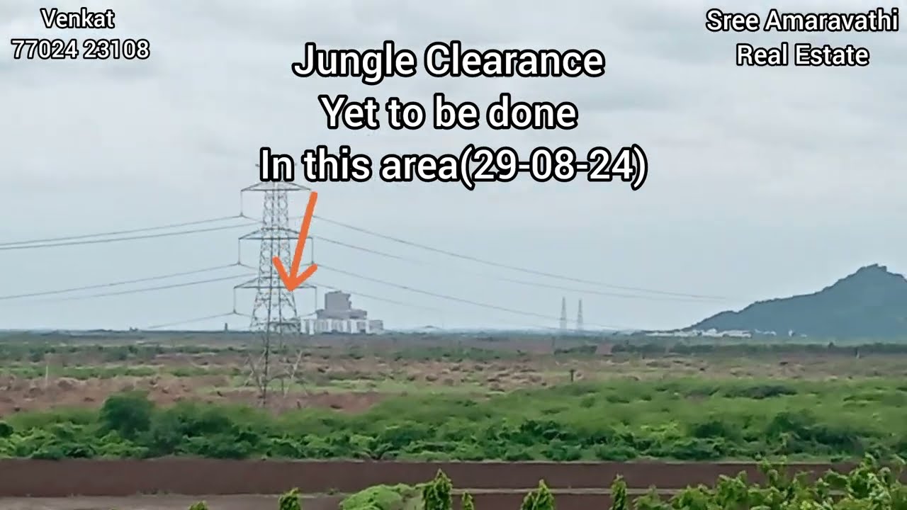 #View of Capital Amaravathi from Mandadam village