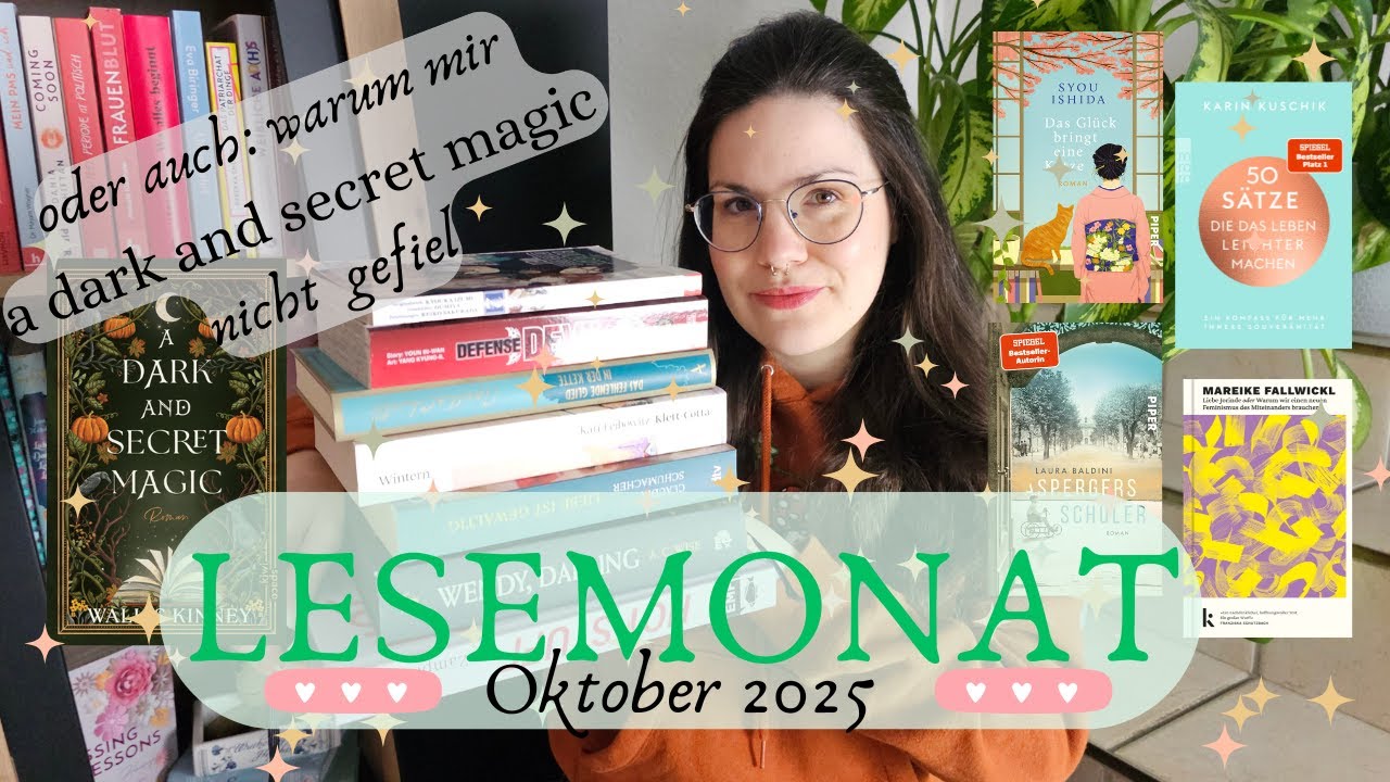 📚 der Monat der durchschnittlichen 3 Sterne Bücher ✨️ LESEMONAT Oktober 2025 📖