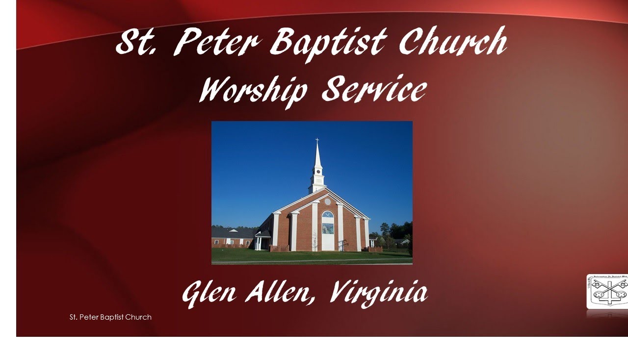 St. Peter Baptist Church Glen Allen VA 2020 Live Stream