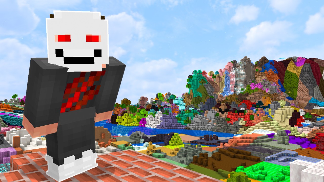 Tôi Chiến Thắng Minecraft nhưng Mỗi Chunk Là 1 Block Ngẫu Nhiên