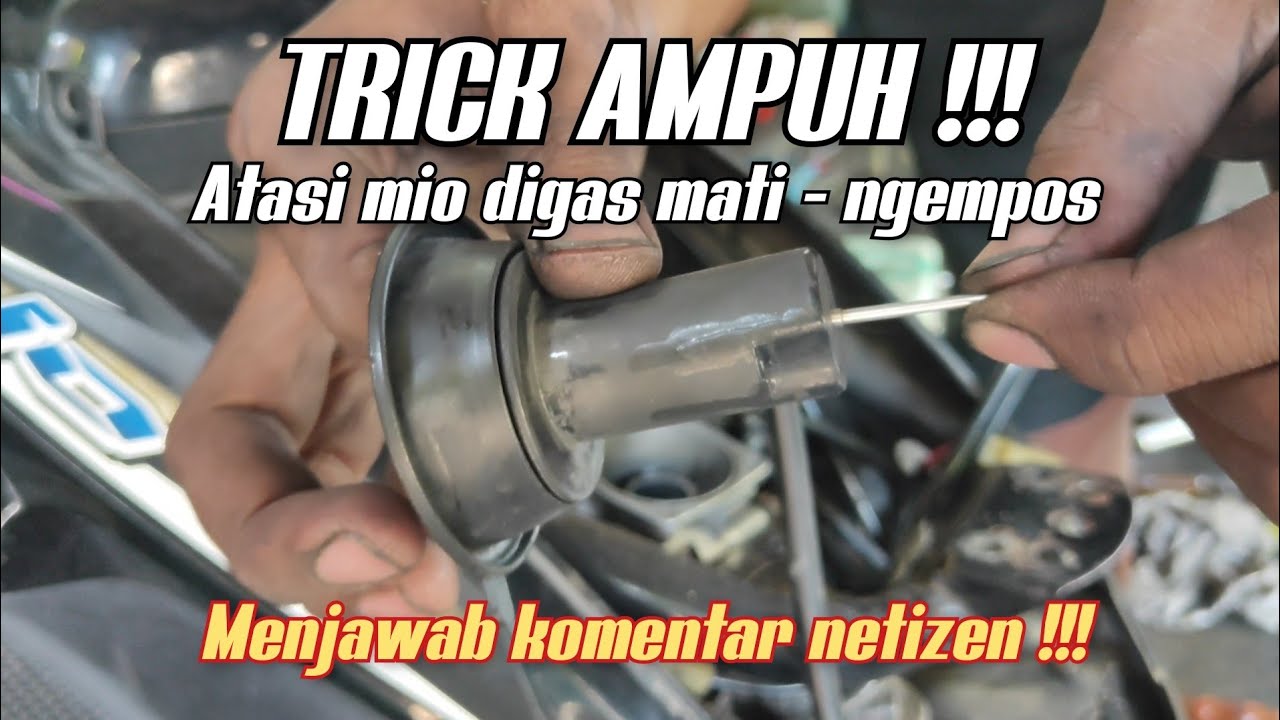 CARA AMPUH ATASI YAMAHA MIO DI GAS MATI, TELAT, NGEMPOS
