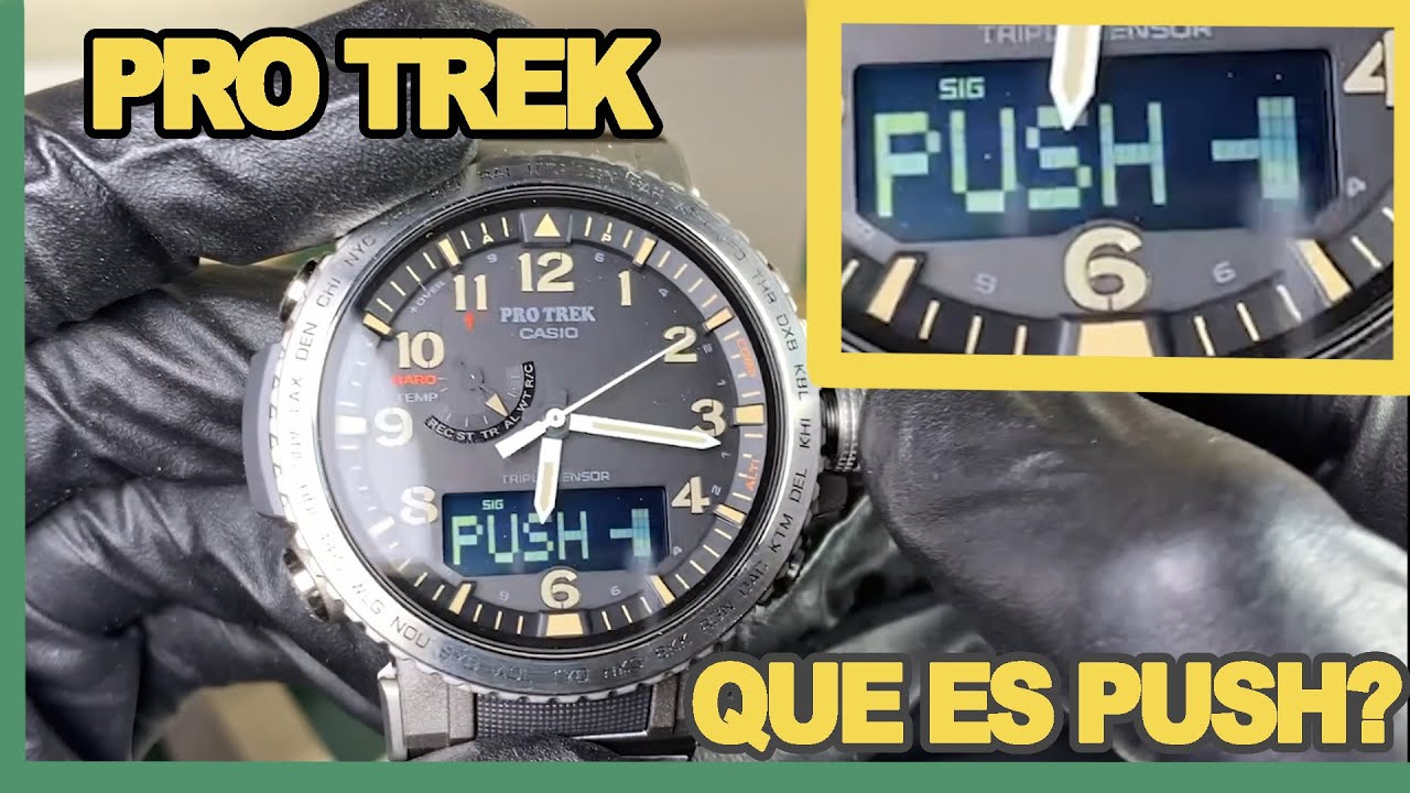 Pro Trek PRW-50T Configuración de TODAS LAS FUNCIONES