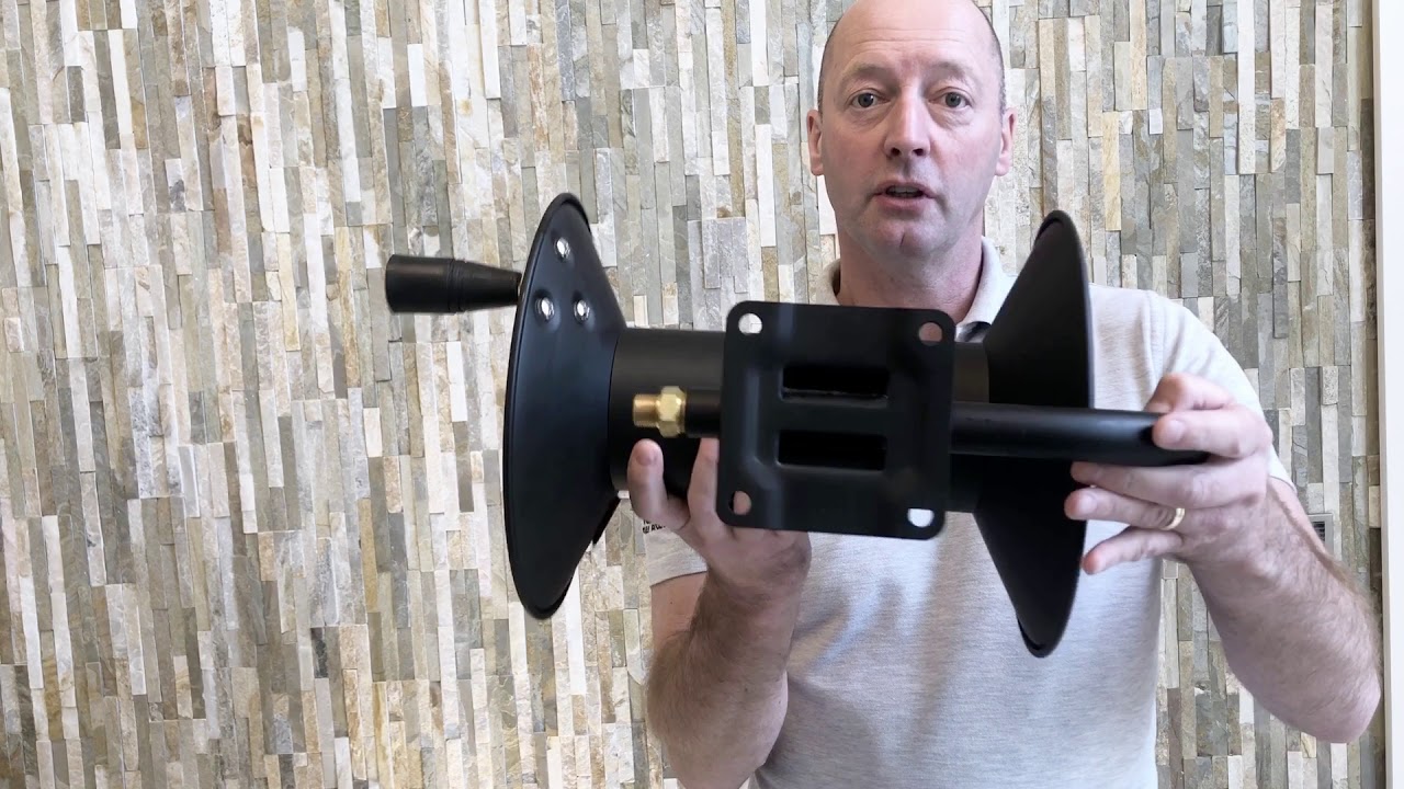 High Pressure Hose Reel (100ft / 30m) - Fixed base for Pressure Washers