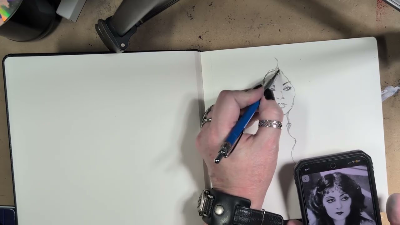 Let's Start a New Sketchbook - Beechmore Books London - TAmberTaylorStudio