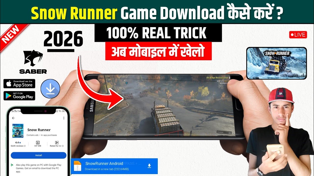 Snow Runner Mobile Download 2026 | How to Download Snow Runner in Android | SnowRunner