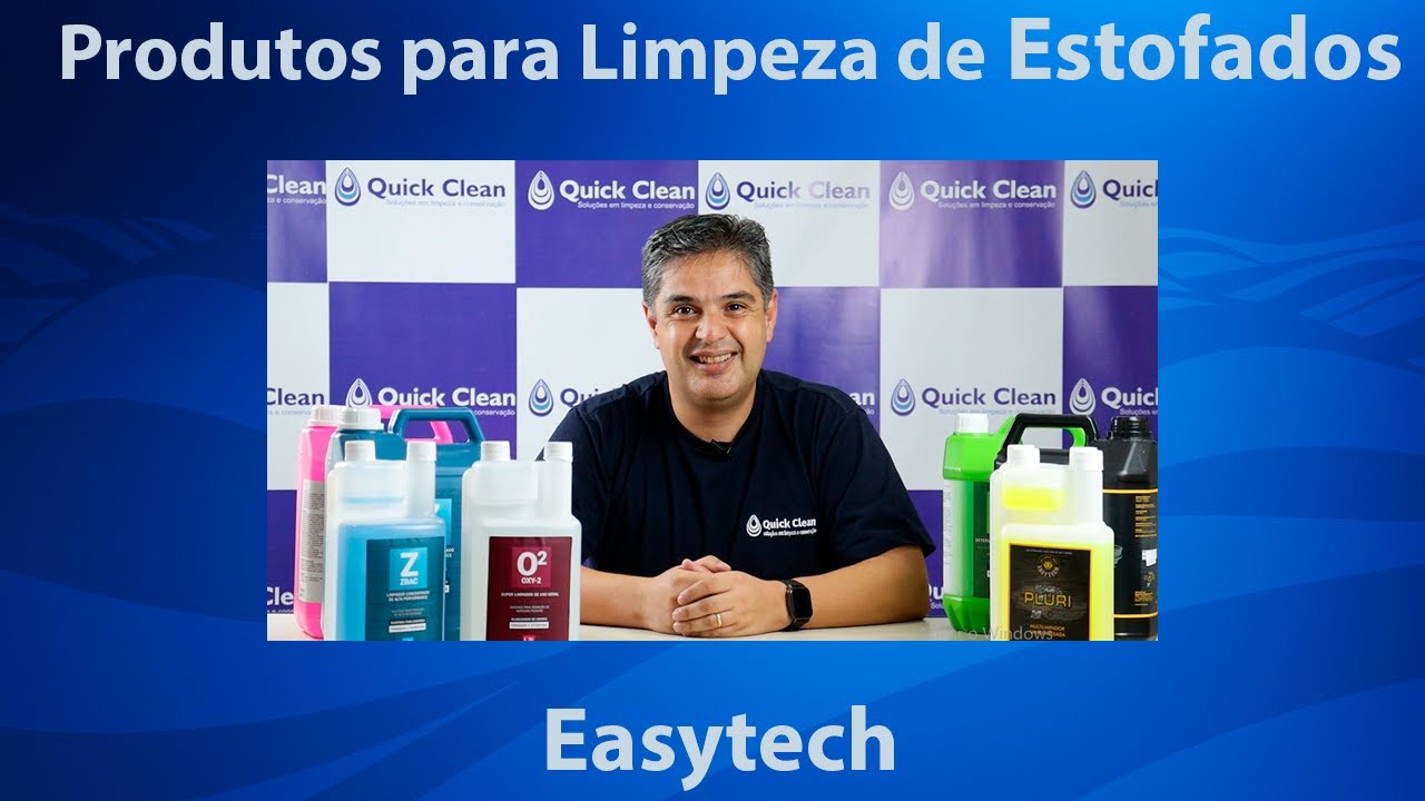 Produtos para Limpeza de Estofados Easytech | Quick Clean