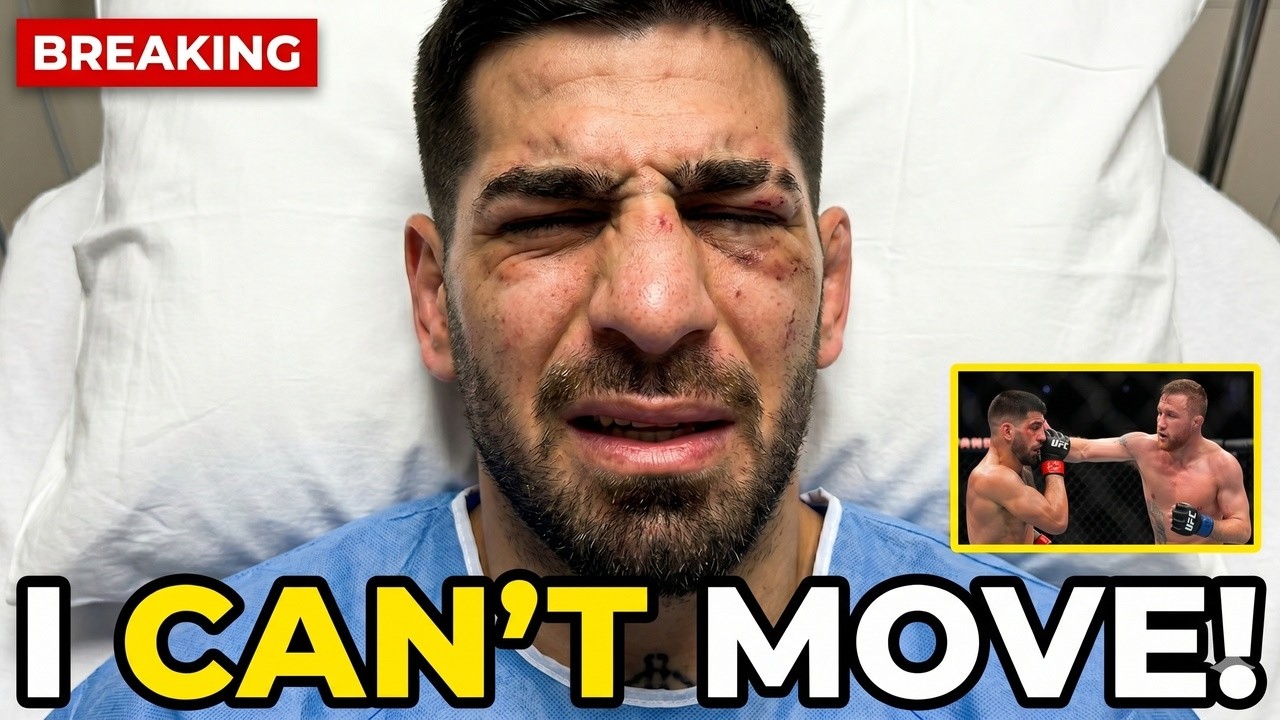 ＂IM OUT FOR 1 YEAR!＂ Ilia Topuria BREAKS SILENCE After Brutal Surgery Following Justin Gaethje Fight