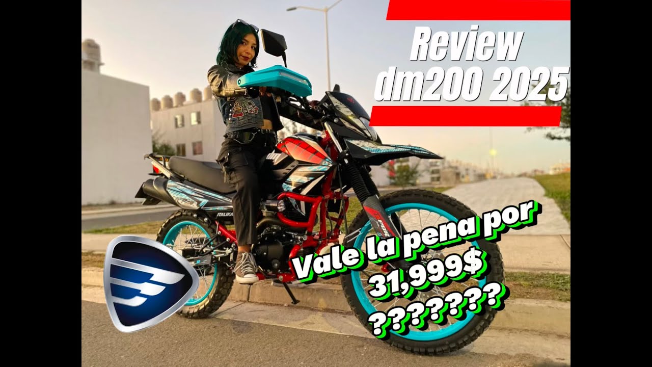 Italika dm200 2025  rese&ntilde;a ( mi opini&oacute;n personal ) #cute #biker #bikergirl #lunamotomami#dm200