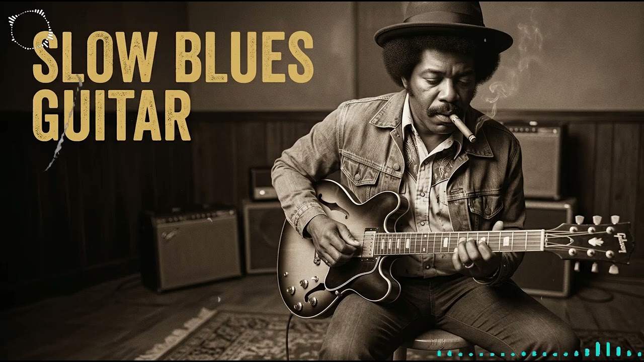Slow Blues Guitar Instrumental – Emotional Electric Blues Solo for Late Night Relaxation