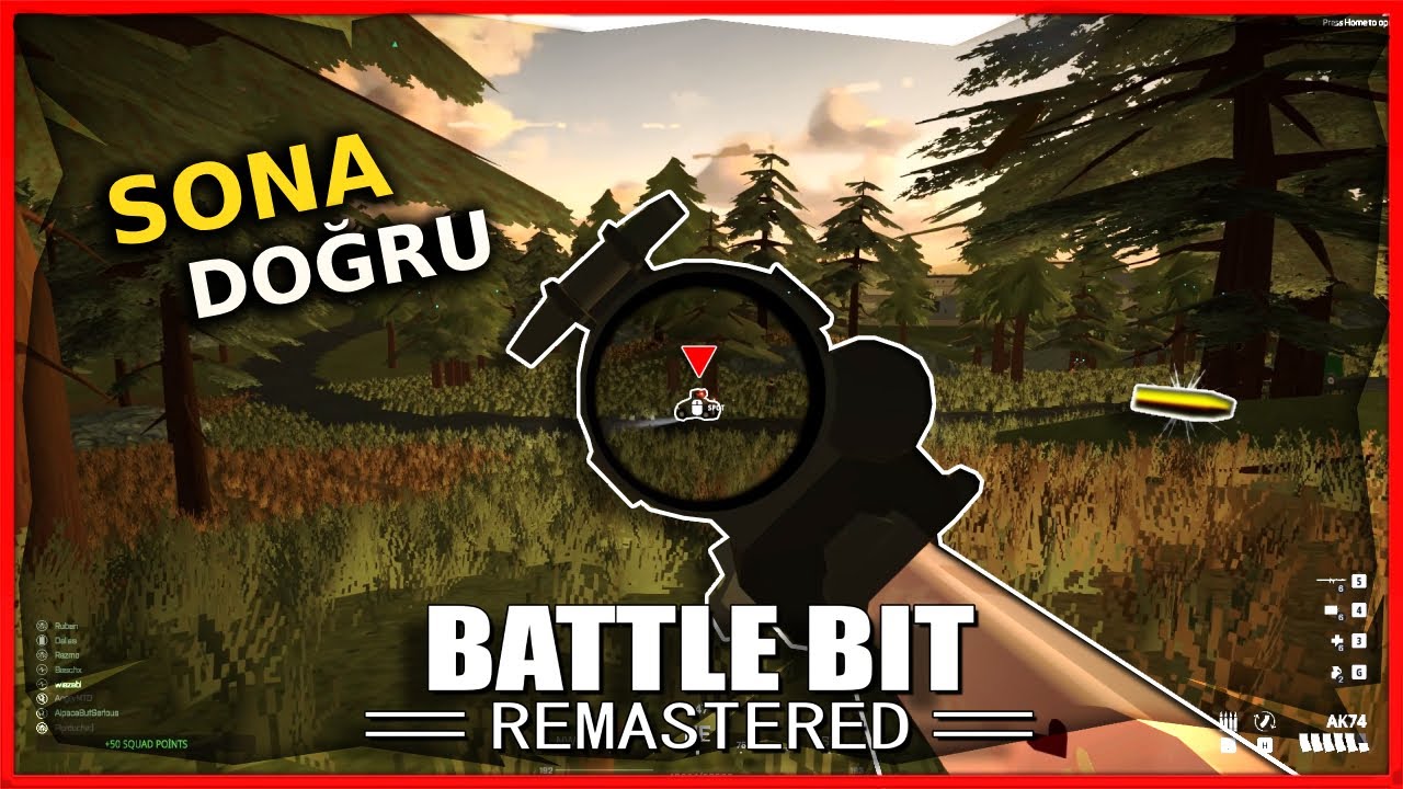 Battlebit Remastered'ta Son 200 Level'a AK74 İle Ramak Kala