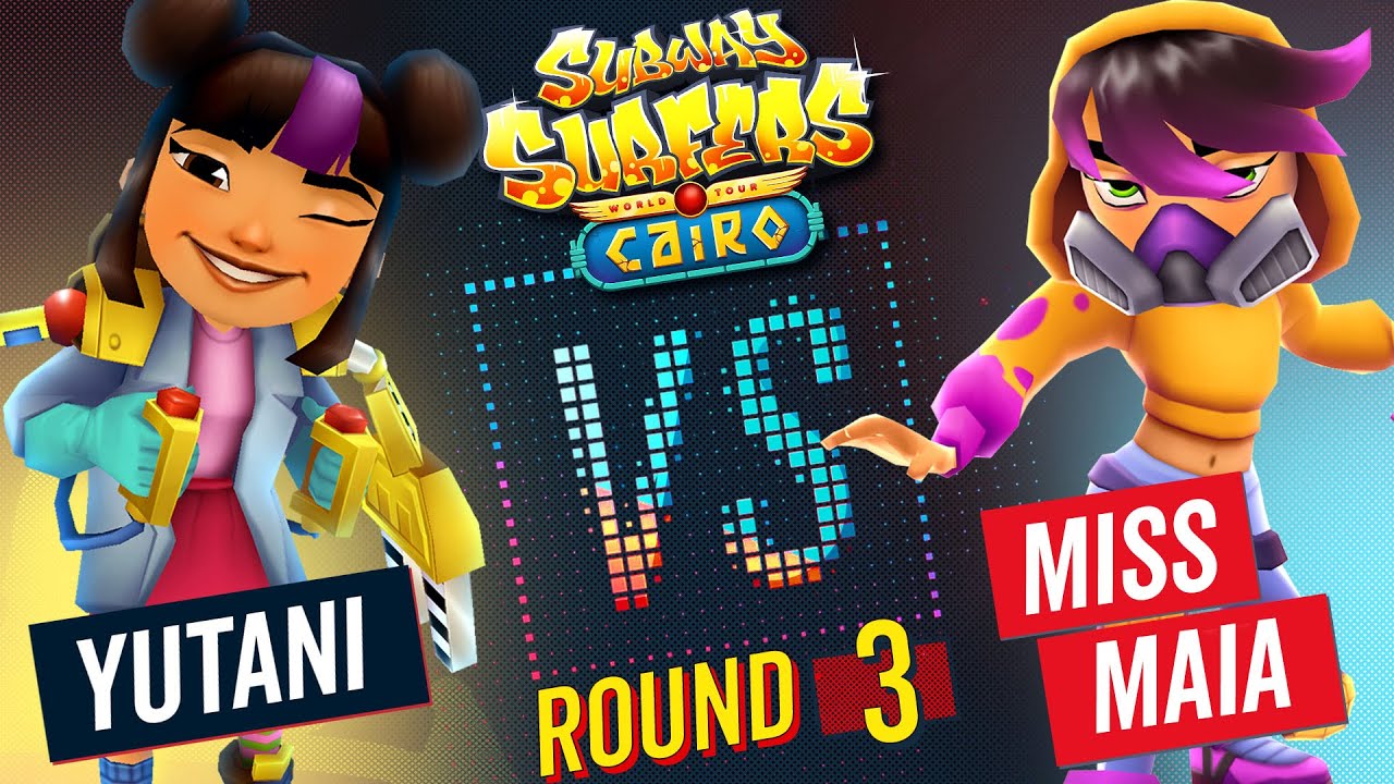 Subway Surfers Versus | Ютани против Мисс Майи | Каир - Раунд 3 | SYBO TV