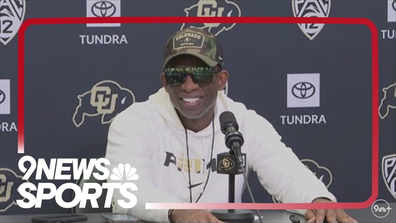 Deion Sanders speaks to media as rumors circulate about Texas A&M job