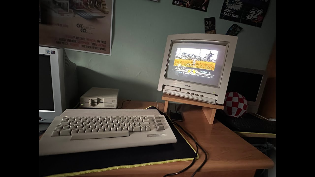 #Gameplay[C64] - weekendowe granie z dyskietek  :)