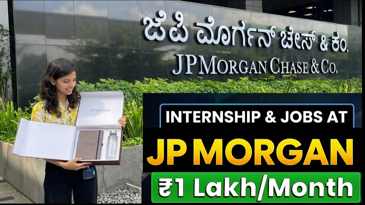 JP Morgan Hiring Freshers 2026 🔥 Internships & Jobs | Any Graduate | Apply Now