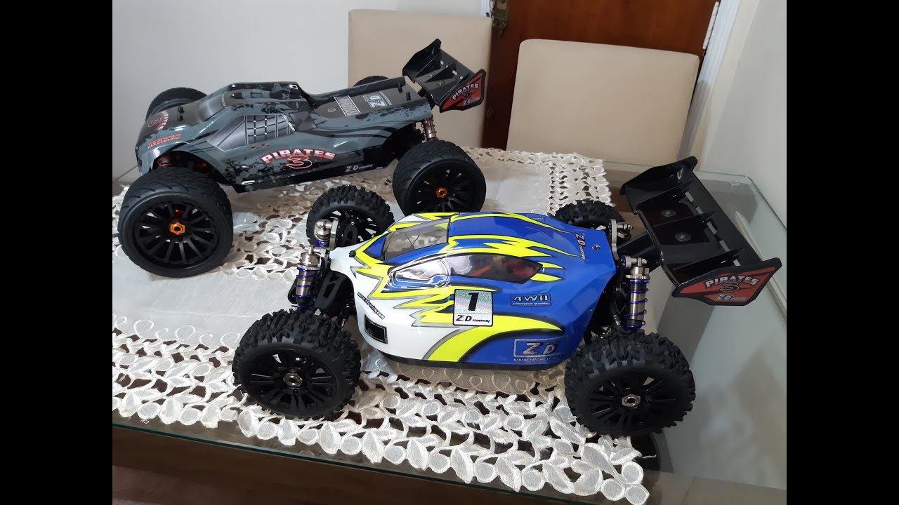 ZD Racing Pirates 3 Truggy e Buggy  brushless 1/8, são bons mesmo ?
