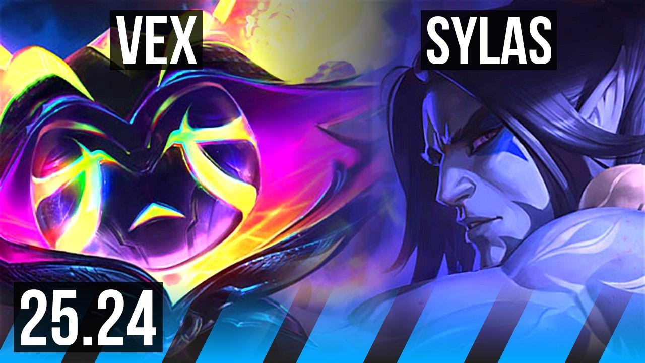 VEX vs SYLAS (MID) | Good KDA: 9/1/11 | KR Master | 25.24