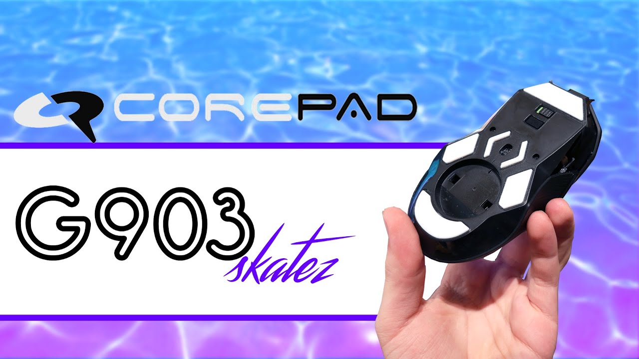 Should you buy custom mouse skates ? | Corepad skatez teflon feet glide test [g903 hyperglides mod]
