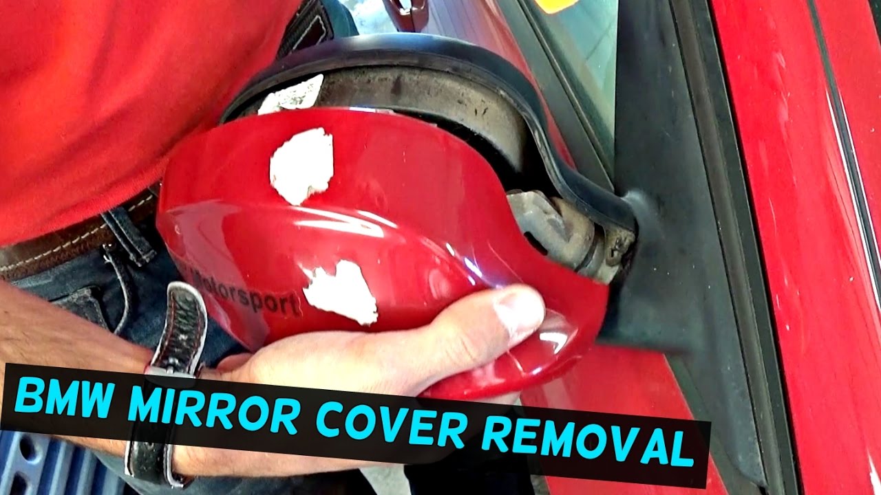 BMW E90 E92 E93 SIDE VIEW MIRROR COVER REMOVAL REPLACEMENT