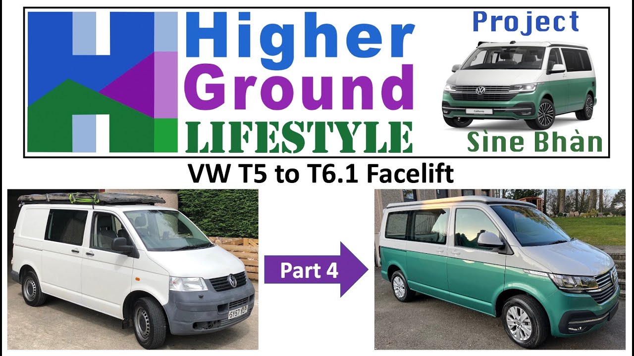 VW T5 to VW T6.1 Front End Facelift - Step by Step: Part 4 (Bumper, grill and wheel liners)