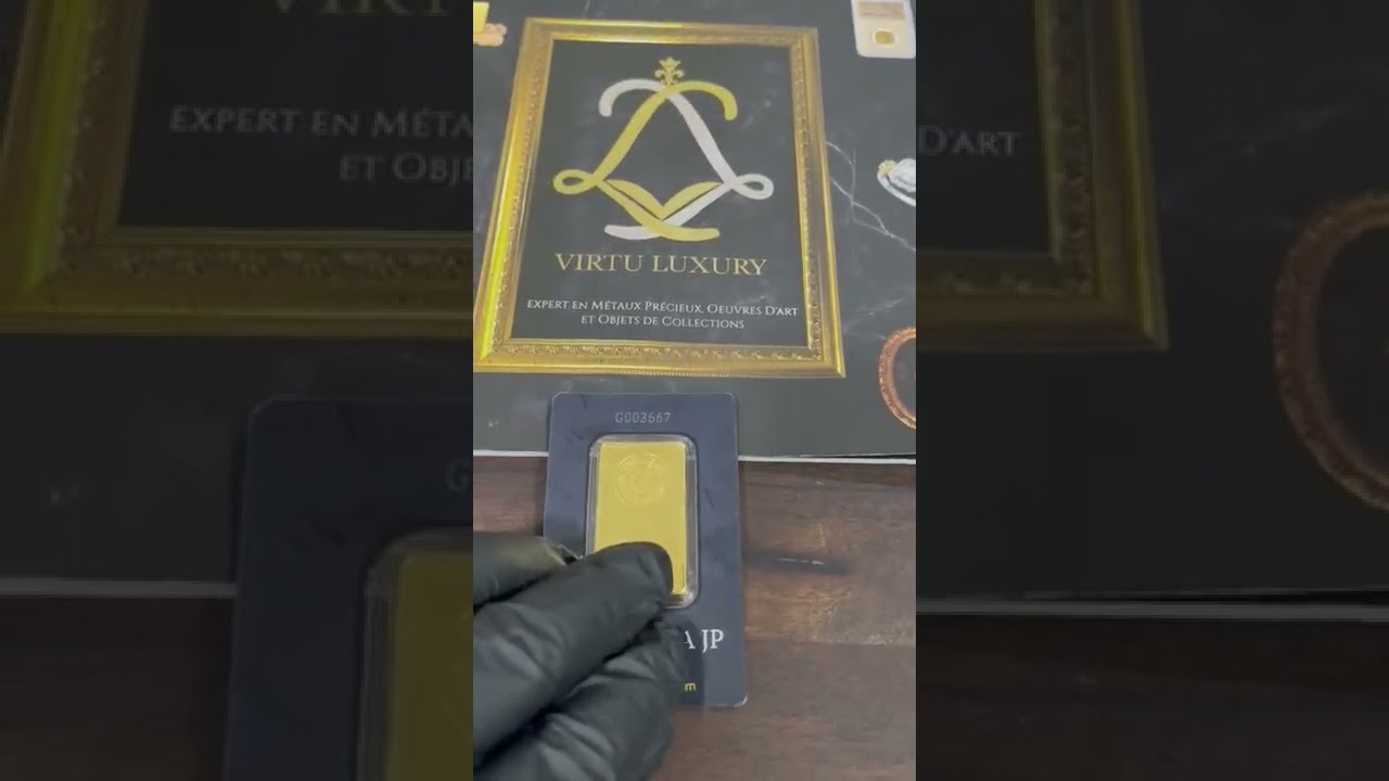 LINGOTIN 50 GRAMMES OR Pur 24K - ACHAT/Vente de LINGOTS Chez VIRTU LUXURY, EXPERT EN M&Eacute;TAUX PR&Eacute;CIEUX