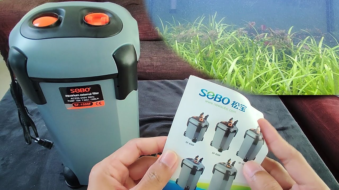 SOBO SF-1500F [กรองนอก] ตู้ปลา ไม้น้ำ