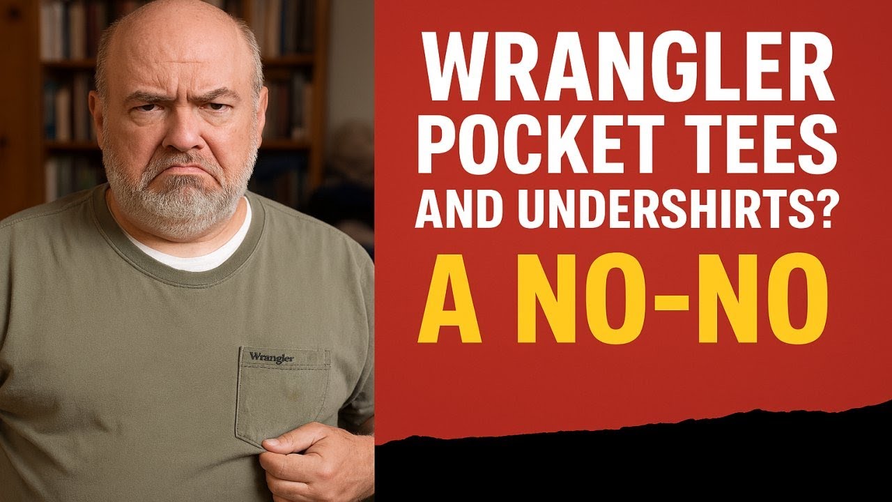 Wrangler Pocket Tees and Undershirts? A No-No