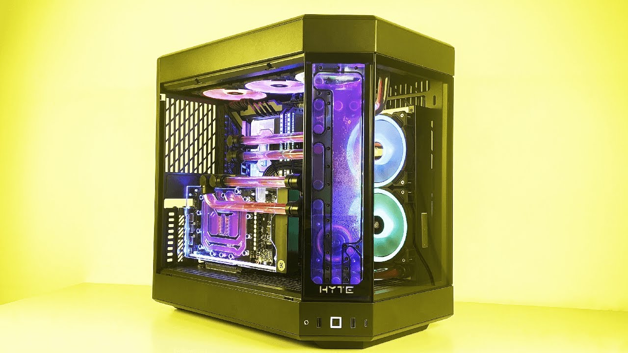 Hyte Y60 Distroplate Time Lapse Watercooling Build