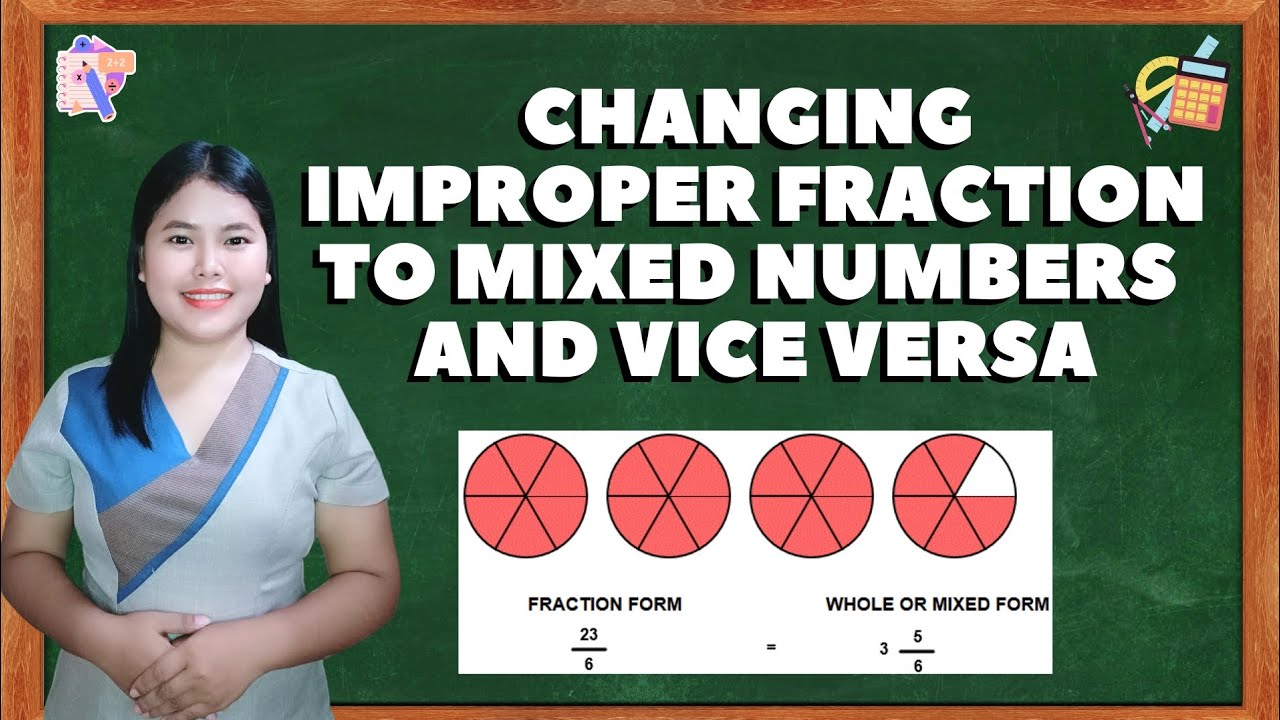 Changing Improper Fraction to Mixed Numbers and Vice Versa