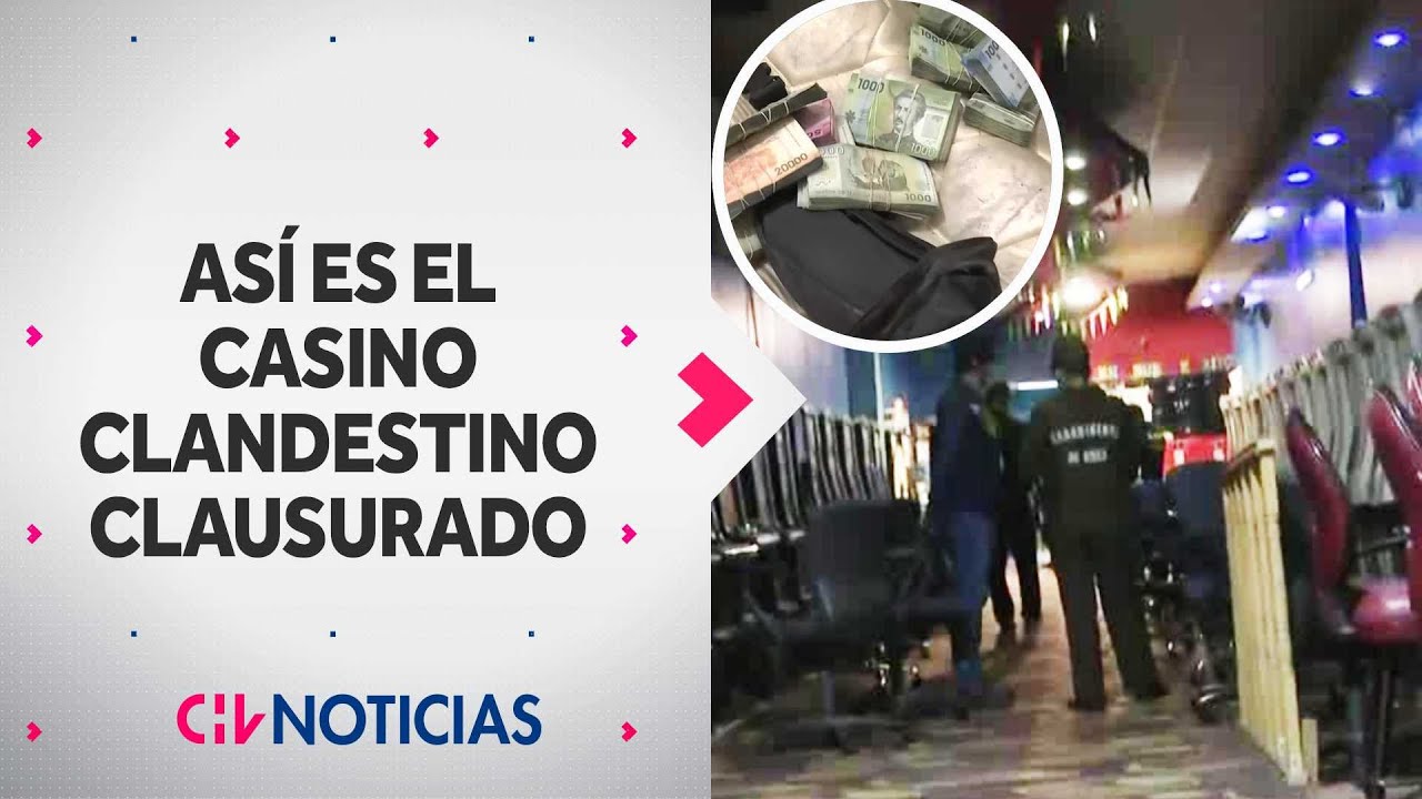 Así era el casino clandestino en Ñuñoa: Había sido clausurado 18 veces - CHV Noticias