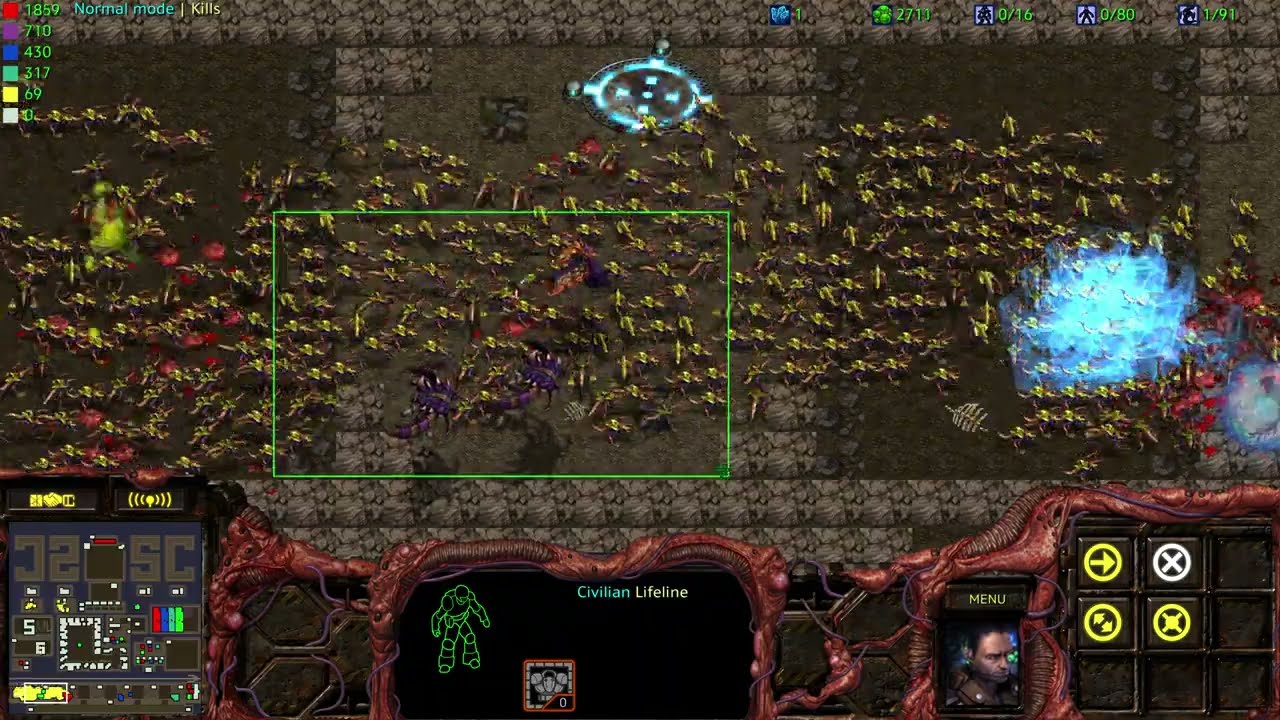Zergling Defense - StarCraft