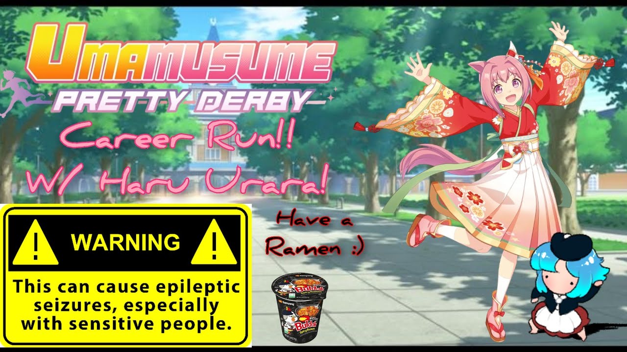 [No Commentary] Umamusume Career Run w/ Haru Urara (New Year Outfit) 