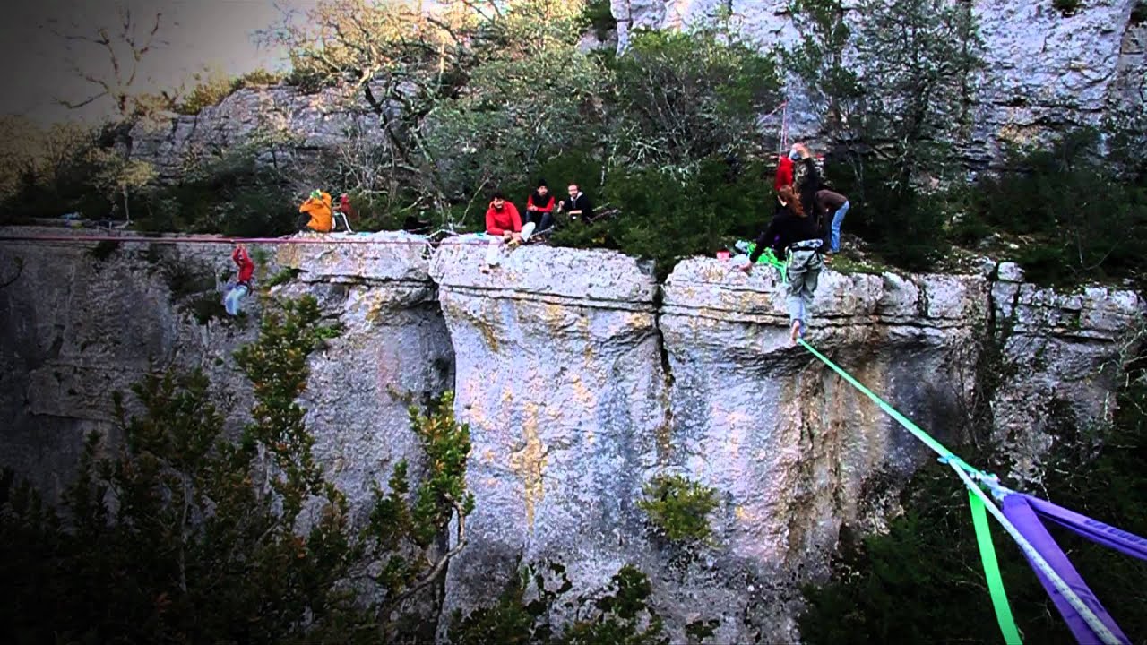 "Rendez Vous", highline à Casteljau 07-08 janvier 2012.mov