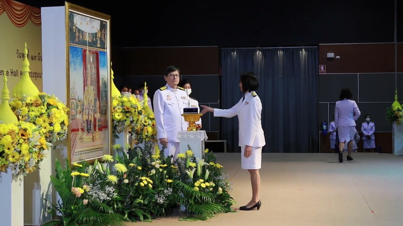พิธีรับพระราชทานเครื่องราชอิสริยาภรณ์ ชั้นสายสะพาย ประจำปี 2563 มหาวิทยาลัยสงขลานครินทร์
