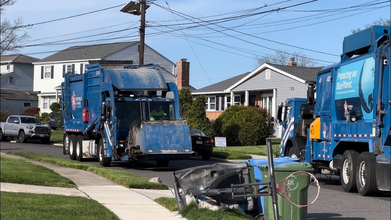 Curotto Can And Labrie Expert Garbage Trucks! -Republic Services Garbage Trucks! Part 1