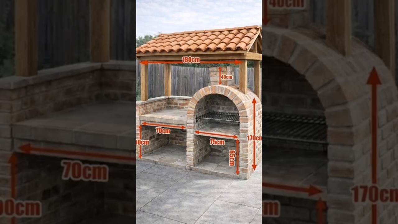 🔥 Outdoor Brick BBQ Station: Design, Dimensions & Practical Guide