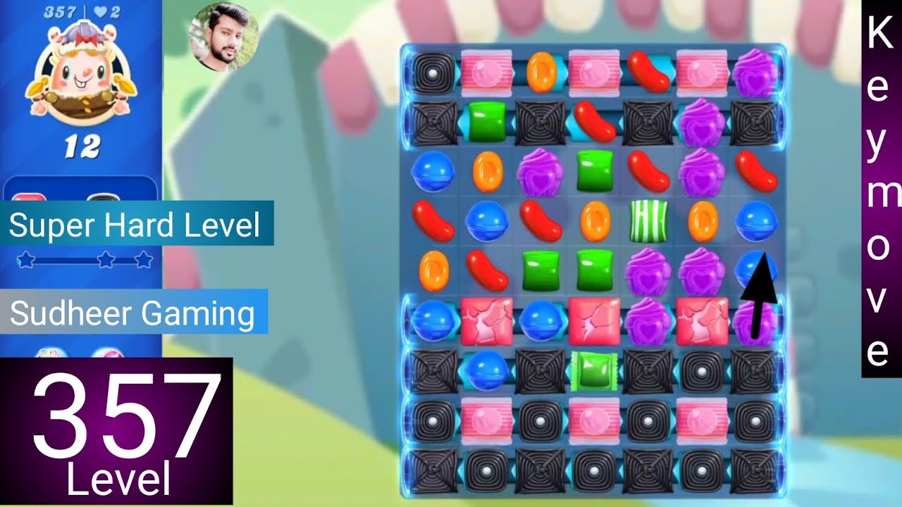 Candy crush saga level 357 । Super Hard level । No boosters ।Candy crush 357 help। Sudheer CC Gaming