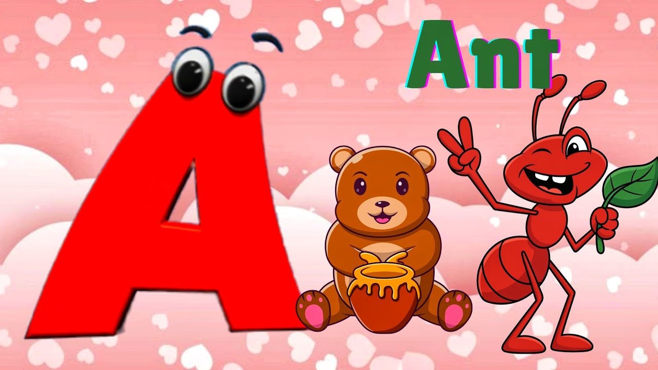 ABC phonics song | for kids animals cartoon video song | Nursery rhymes | ABC Alphabet song
