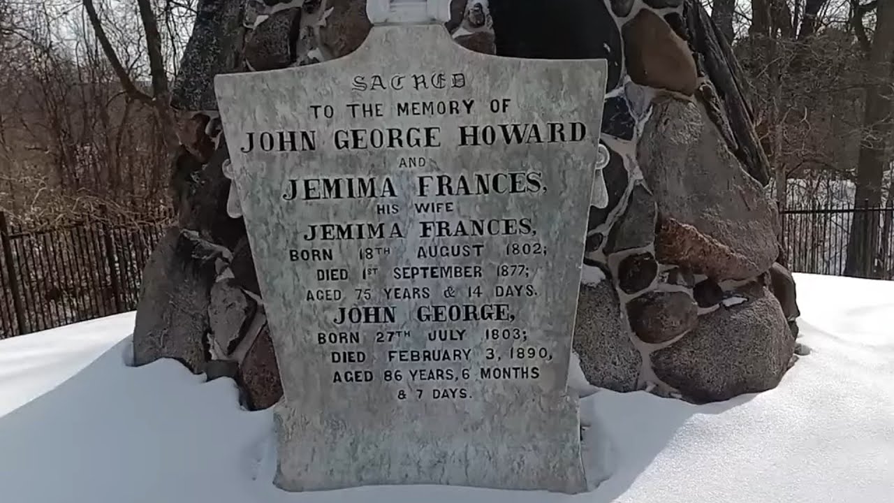 Encontramos las tunbas de los dueños de este parque john y Jemima 