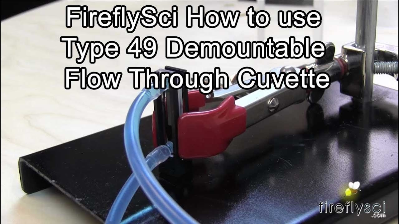 FireflySci How to use Type 49 Demountable Cuvette