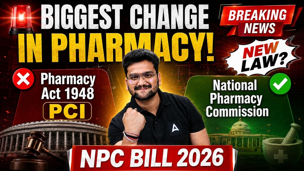 NPC Bill 2026 Explained | Biggest Change in Pharmacy Act | By Shubham Sharma