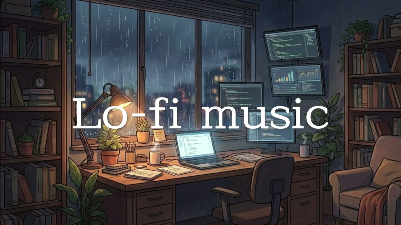 Night Time Focus Music | Quiet Lo-fi for Late Work【作業用BGM】
