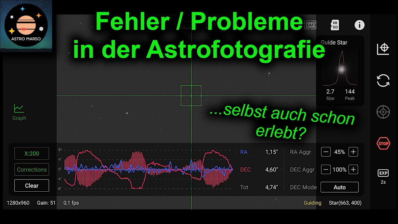 Typische Fehler und Probleme der Astrofotografen | Welche fallen DIR ein?