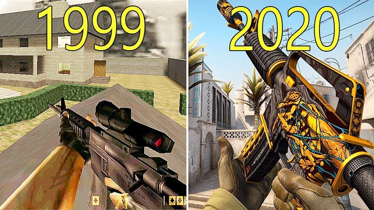 Evolution of Counter Strike Games 1999 2020