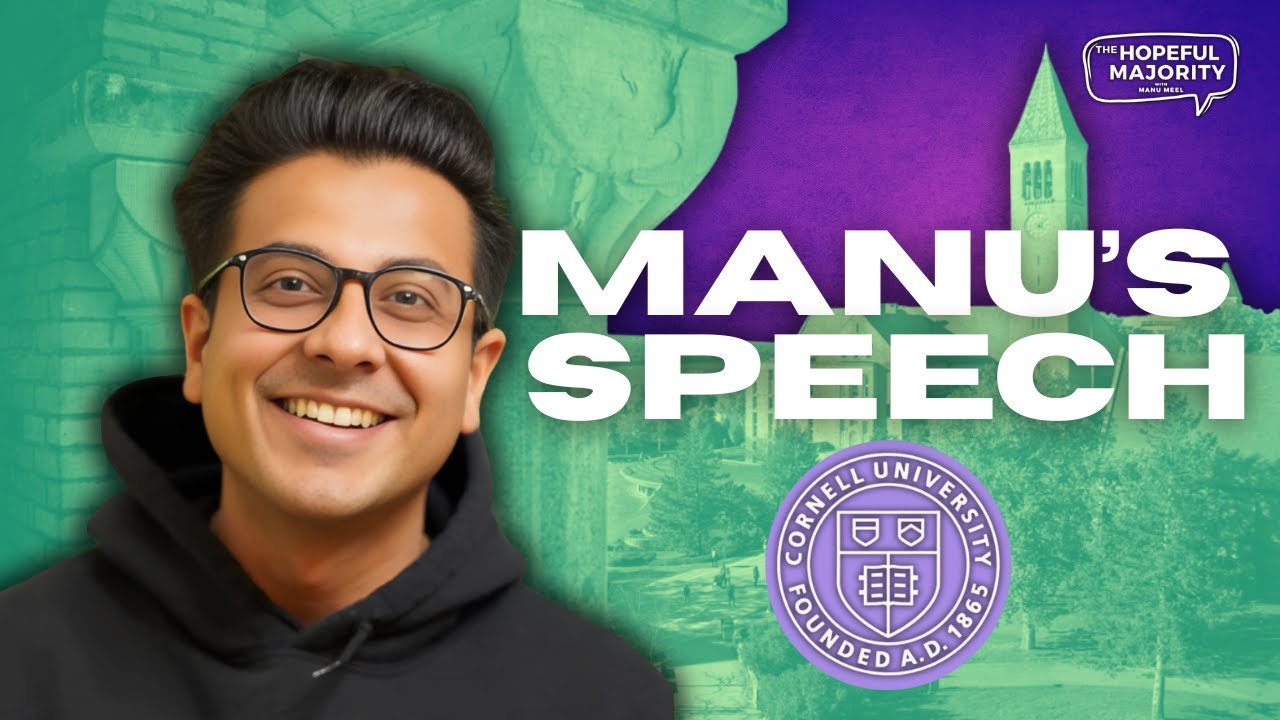 Manu's Speech to attendees of a discussion on artificial intelligence, held at Cornell University!