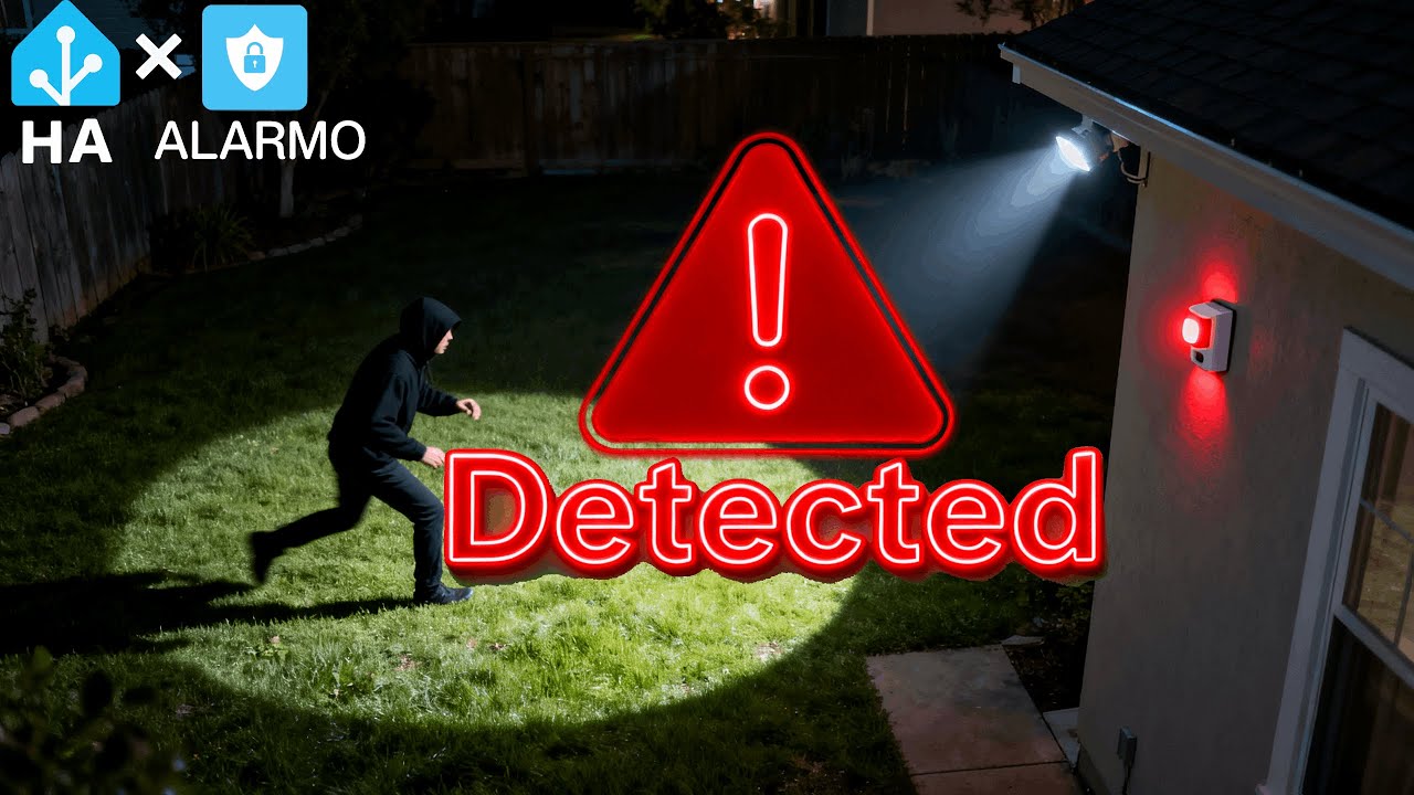 Setup a Backyard security system with Home Assistant & Alarmo