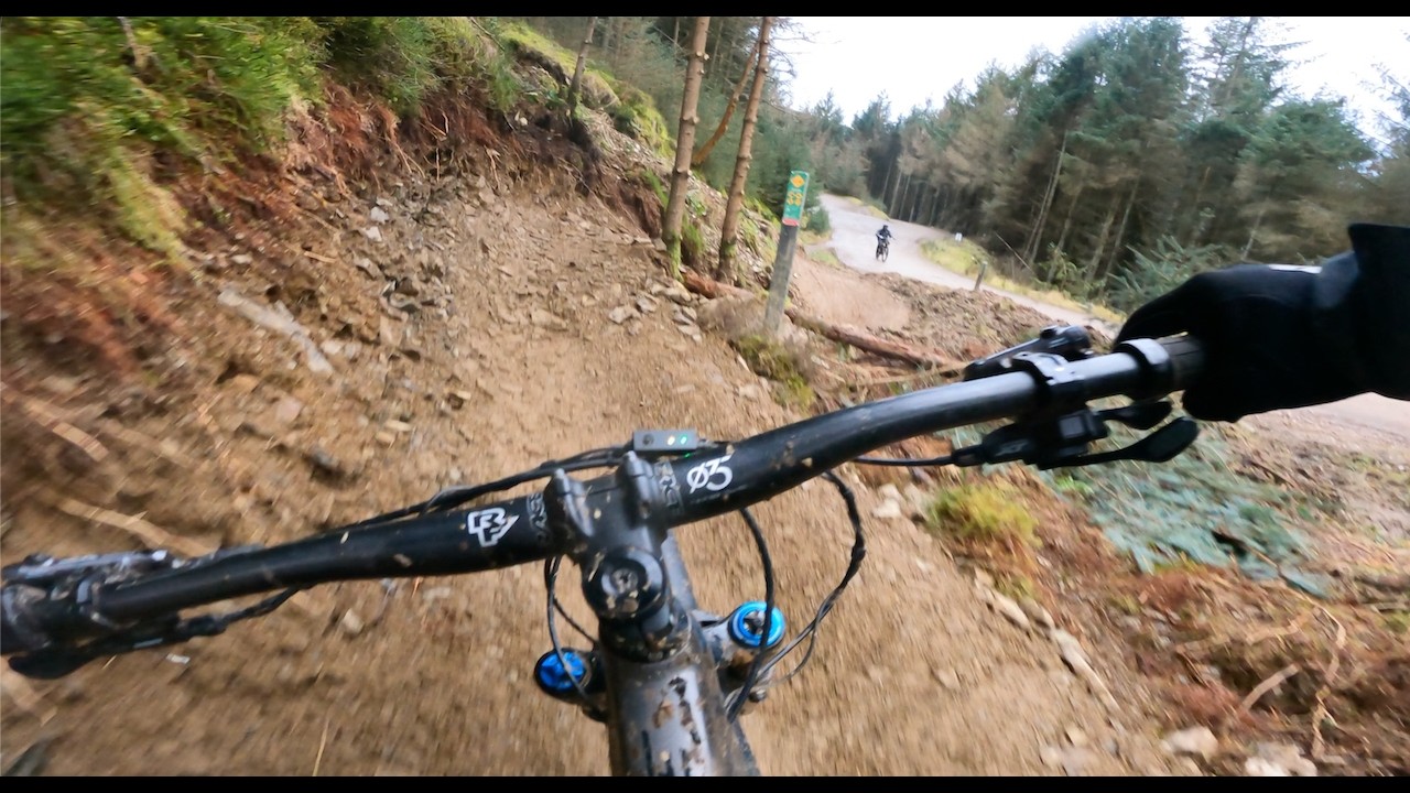 Golfie Innerleithen Winter Mountain Biking