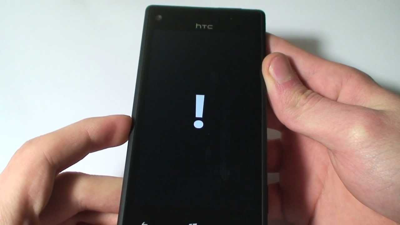 Сброс настроек HTC 8X - Windows Phone 8