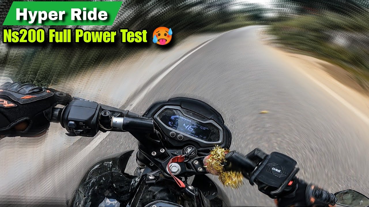 Pulsar Ns200 Hyper Ride 🔥 | Ns200 Full Power Test Kar di