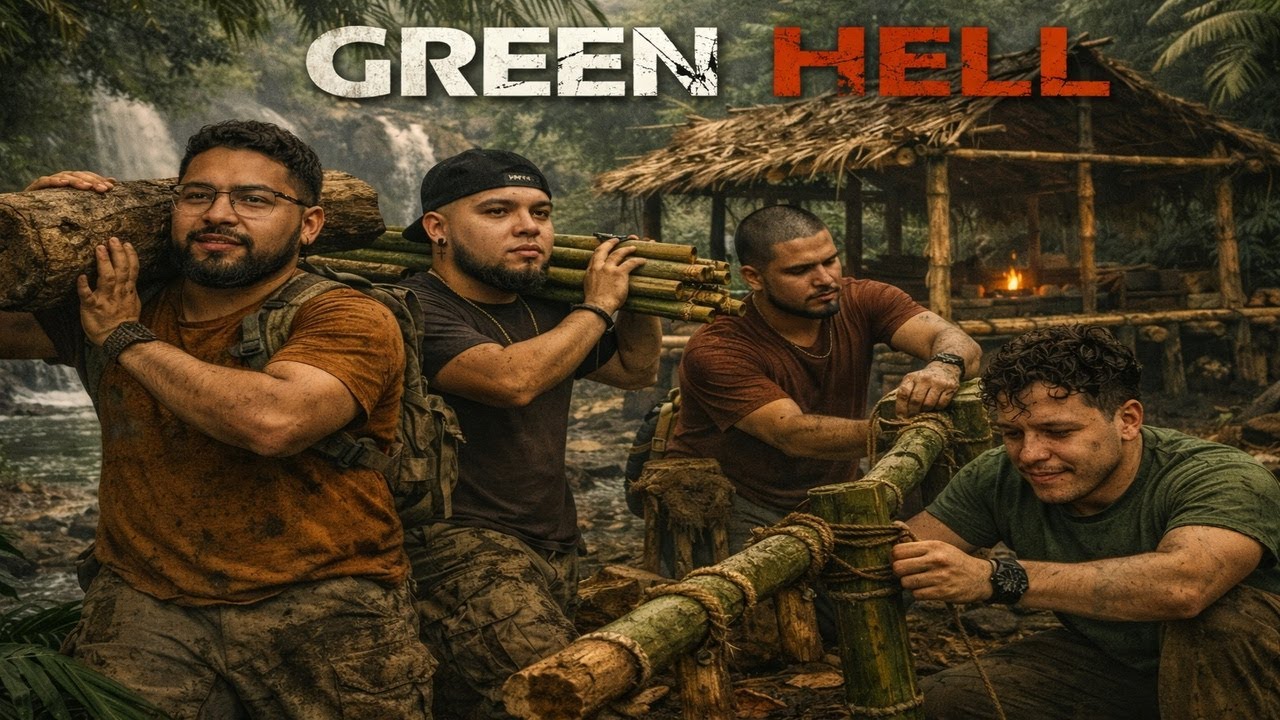 📲 🚨 Green Hell Infierno Verde /  Dia 5 Empezamos la Construccion  de Nuestra Base Oficial